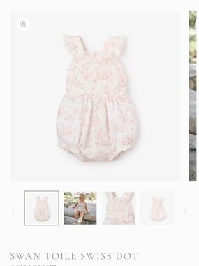 SWAN TOILE SWISS DOT SUNSUIT
